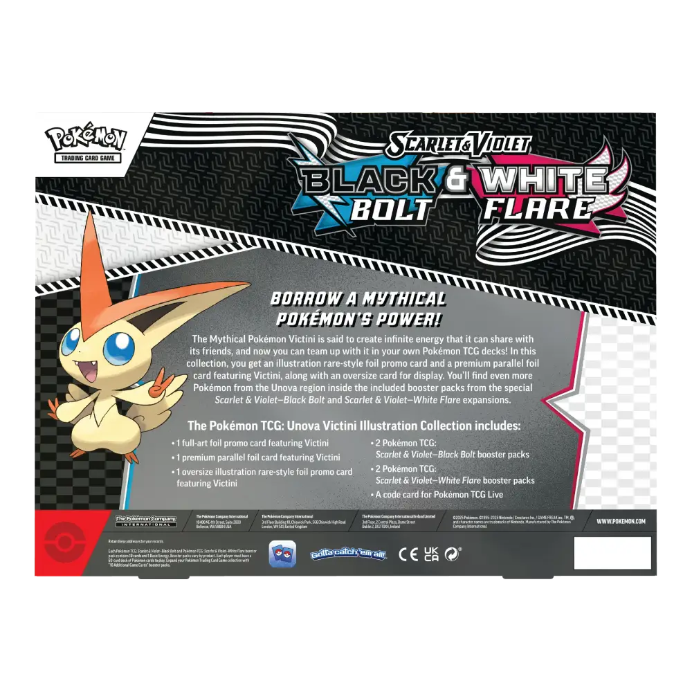 Pokémon trading card game packaging with character illustration and text on a white background