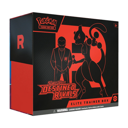 Pokémon Trading Card Game Elite Trainer Box with red and black design