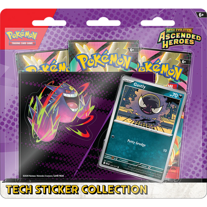 Pokémon TCG Ascended Heroes ME03 3-pack blister met drie booster packs en een promo-kaart