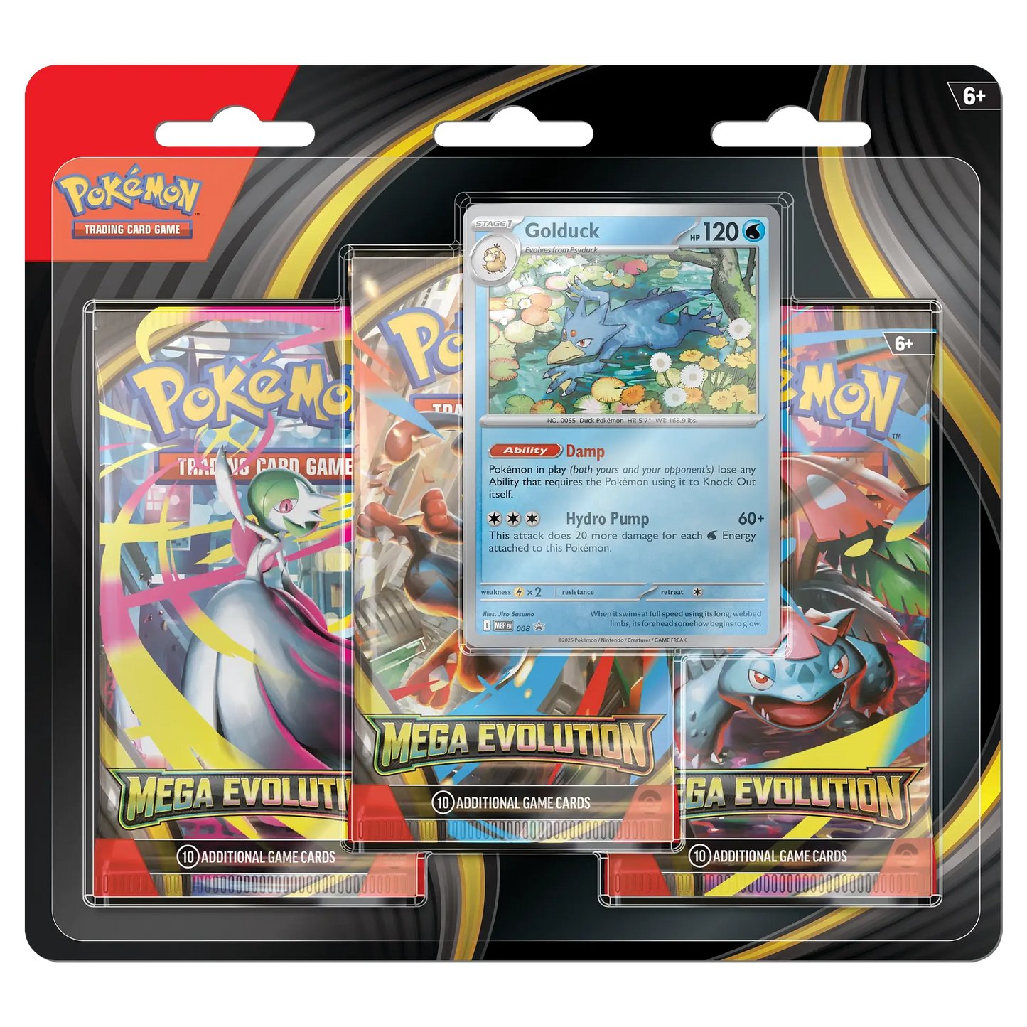 Pokémon trading card game packs with a visible Pokémon logo.