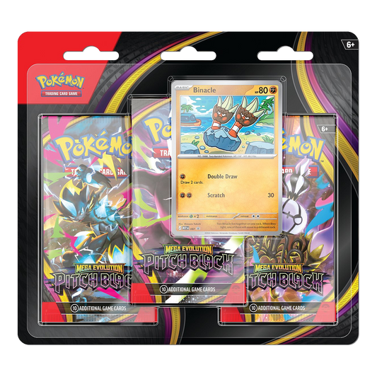 Pitch Black - 3-pack blister
