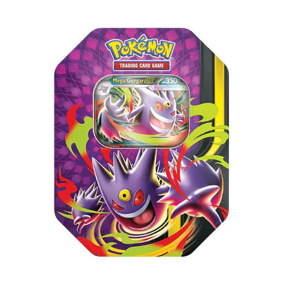 Pokémon - Mega Moonlit ex Tin – Mega Gengar ex / Mega Clefable ex