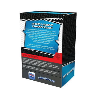 Pokémon trading card game booster bundle packaging on a white background