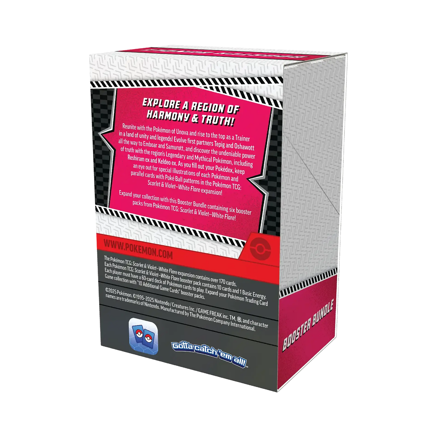 Pokémon trading card game booster bundle box with text and branding.