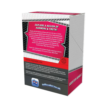 Pokémon trading card game booster bundle box with text and branding.